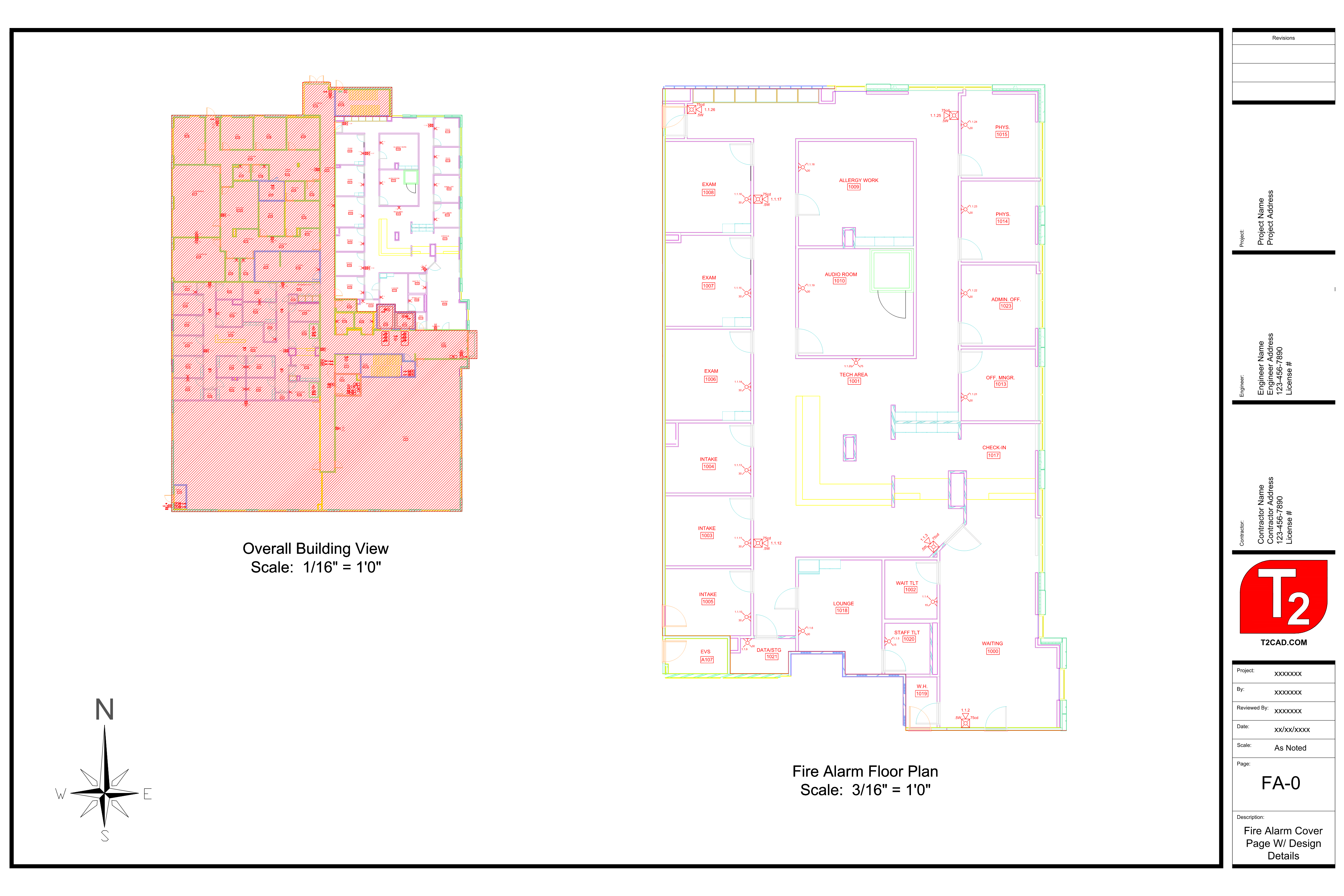 Standard project fire alarm example &mdash; sheet 2